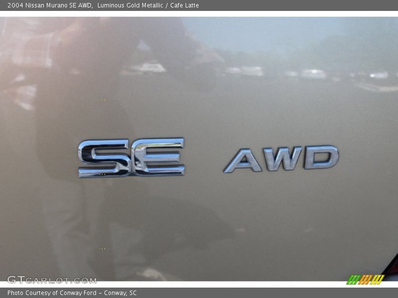 Luminous Gold Metallic / Cafe Latte 2004 Nissan Murano SE AWD
