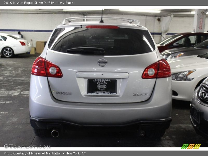 Silver Ice / Black 2010 Nissan Rogue SL AWD