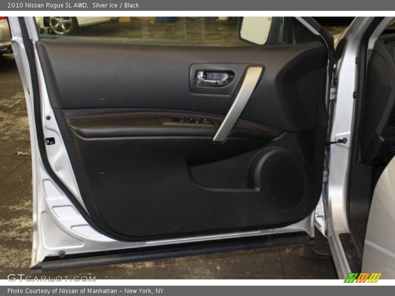 Silver Ice / Black 2010 Nissan Rogue SL AWD