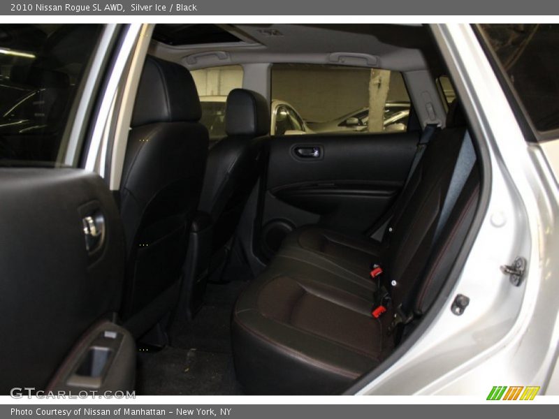 Silver Ice / Black 2010 Nissan Rogue SL AWD