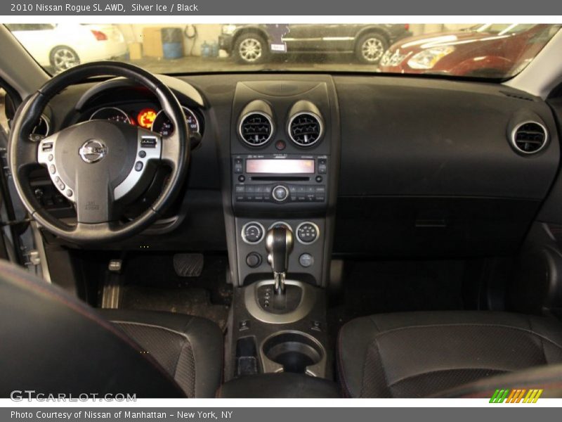Silver Ice / Black 2010 Nissan Rogue SL AWD