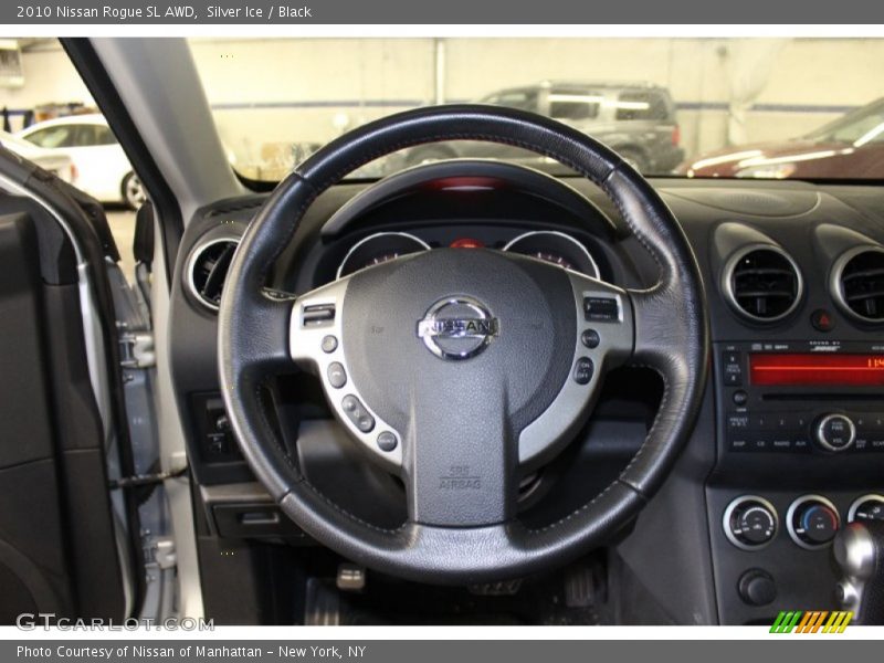 Silver Ice / Black 2010 Nissan Rogue SL AWD