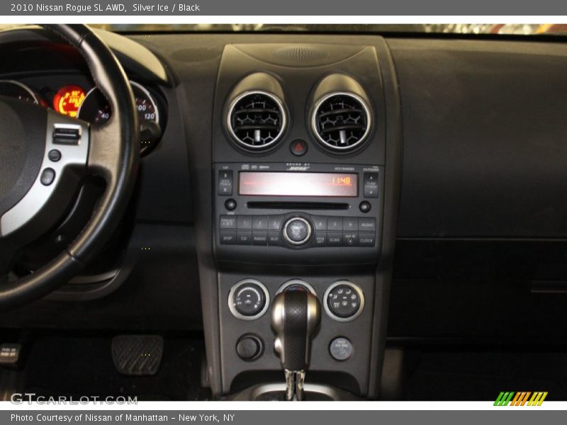 Silver Ice / Black 2010 Nissan Rogue SL AWD