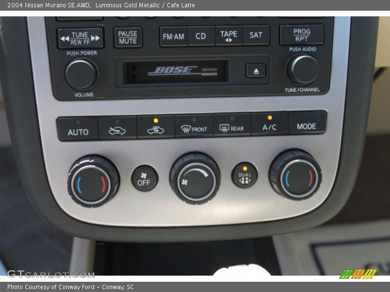 Luminous Gold Metallic / Cafe Latte 2004 Nissan Murano SE AWD