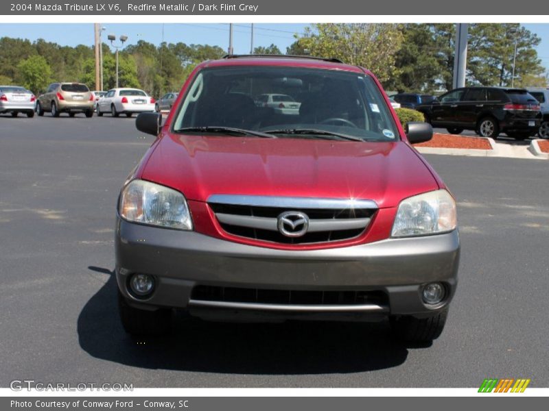Redfire Metallic / Dark Flint Grey 2004 Mazda Tribute LX V6