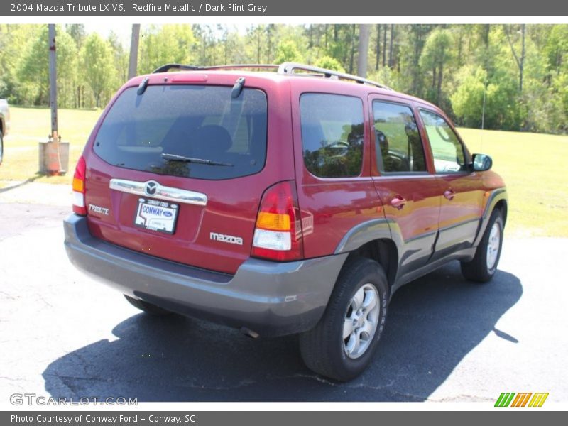 Redfire Metallic / Dark Flint Grey 2004 Mazda Tribute LX V6