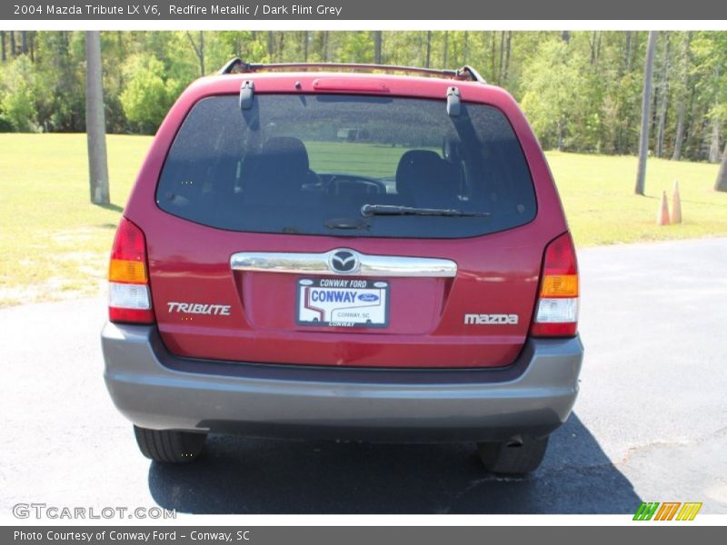 Redfire Metallic / Dark Flint Grey 2004 Mazda Tribute LX V6