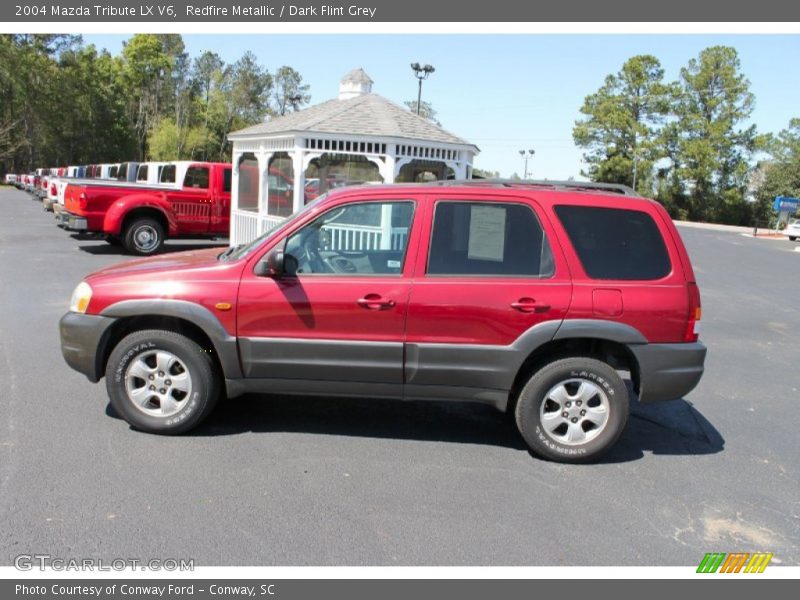 Redfire Metallic / Dark Flint Grey 2004 Mazda Tribute LX V6