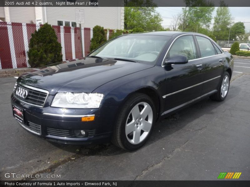 Night Blue Pearl / Beige 2005 Audi A8 4.2 quattro