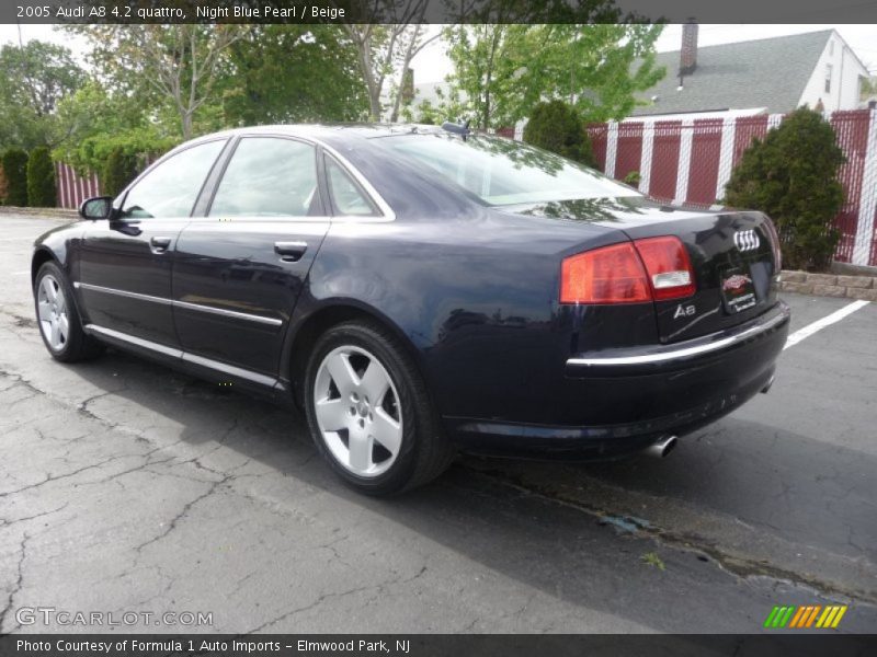 Night Blue Pearl / Beige 2005 Audi A8 4.2 quattro