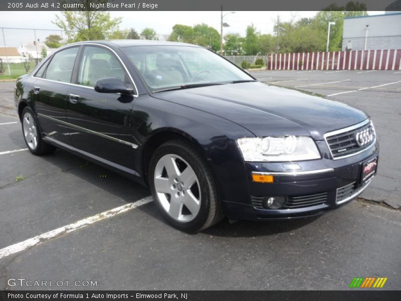 Night Blue Pearl / Beige 2005 Audi A8 4.2 quattro