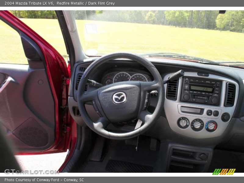 Redfire Metallic / Dark Flint Grey 2004 Mazda Tribute LX V6