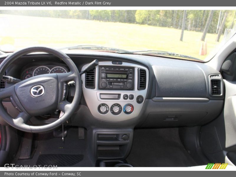 Redfire Metallic / Dark Flint Grey 2004 Mazda Tribute LX V6