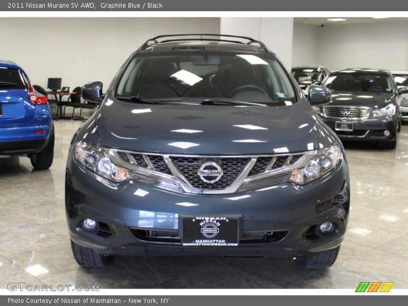 Graphite Blue / Black 2011 Nissan Murano SV AWD
