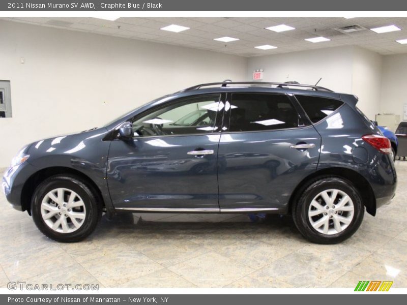 Graphite Blue / Black 2011 Nissan Murano SV AWD