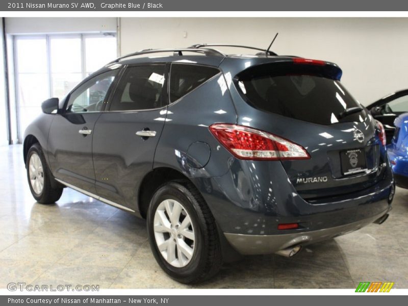 Graphite Blue / Black 2011 Nissan Murano SV AWD