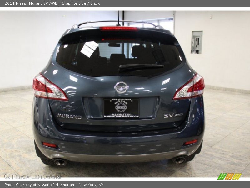 Graphite Blue / Black 2011 Nissan Murano SV AWD