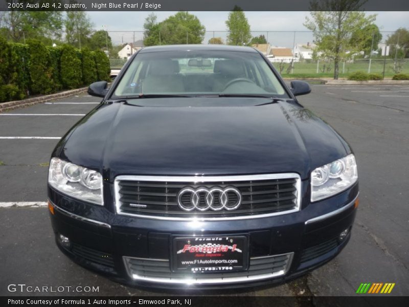 Night Blue Pearl / Beige 2005 Audi A8 4.2 quattro