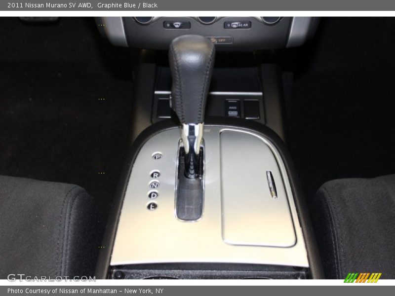 Graphite Blue / Black 2011 Nissan Murano SV AWD