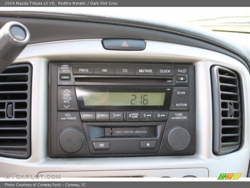 Redfire Metallic / Dark Flint Grey 2004 Mazda Tribute LX V6