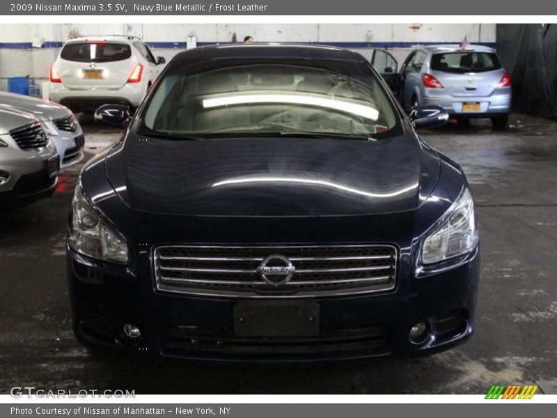 Navy Blue Metallic / Frost Leather 2009 Nissan Maxima 3.5 SV