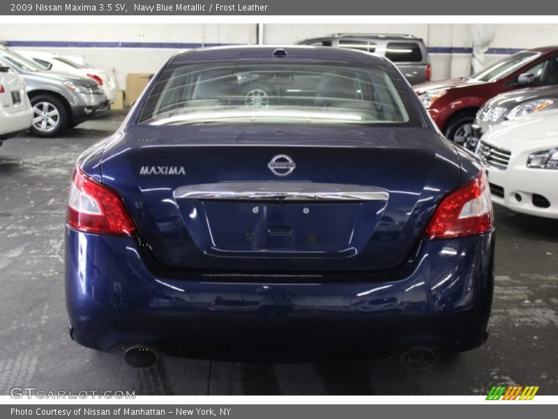 Navy Blue Metallic / Frost Leather 2009 Nissan Maxima 3.5 SV