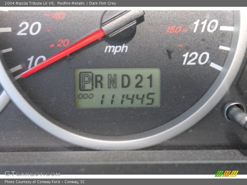 Redfire Metallic / Dark Flint Grey 2004 Mazda Tribute LX V6