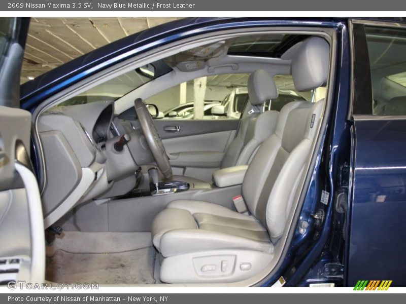 Navy Blue Metallic / Frost Leather 2009 Nissan Maxima 3.5 SV