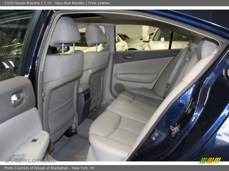Navy Blue Metallic / Frost Leather 2009 Nissan Maxima 3.5 SV