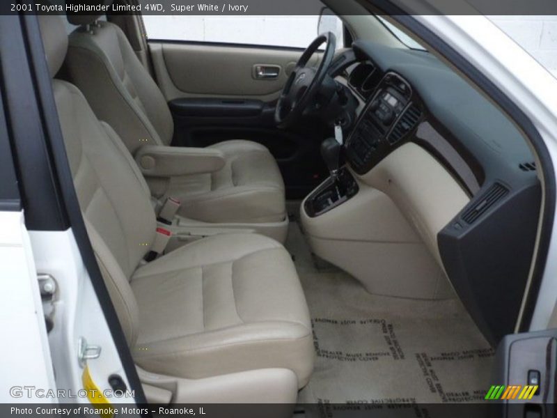 Super White / Ivory 2001 Toyota Highlander Limited 4WD