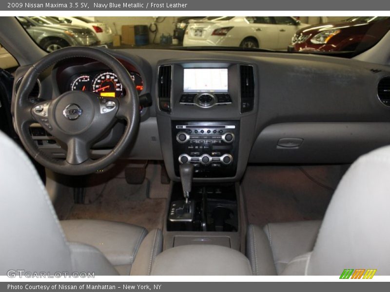 Navy Blue Metallic / Frost Leather 2009 Nissan Maxima 3.5 SV