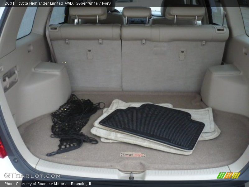 Super White / Ivory 2001 Toyota Highlander Limited 4WD