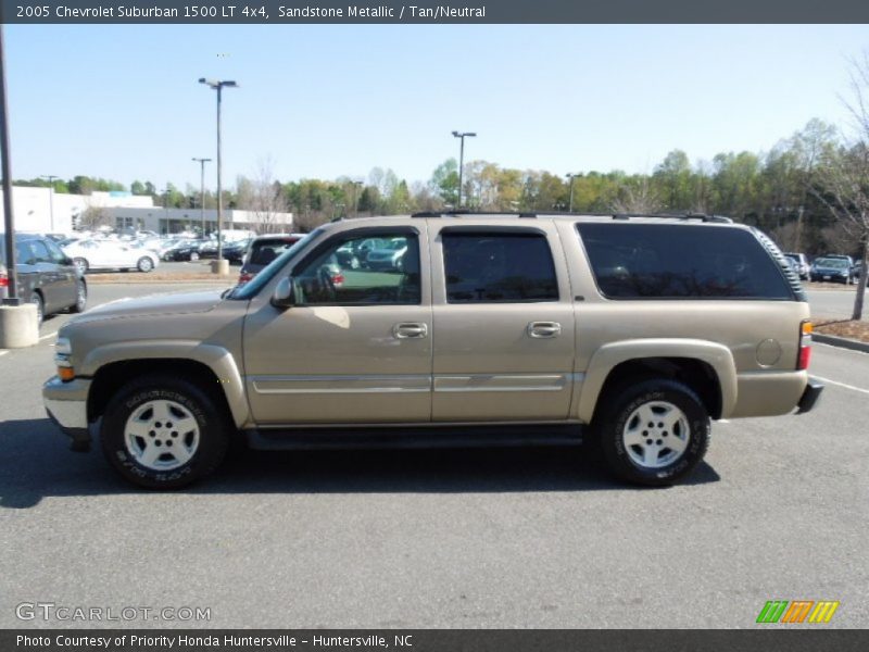 Sandstone Metallic / Tan/Neutral 2005 Chevrolet Suburban 1500 LT 4x4