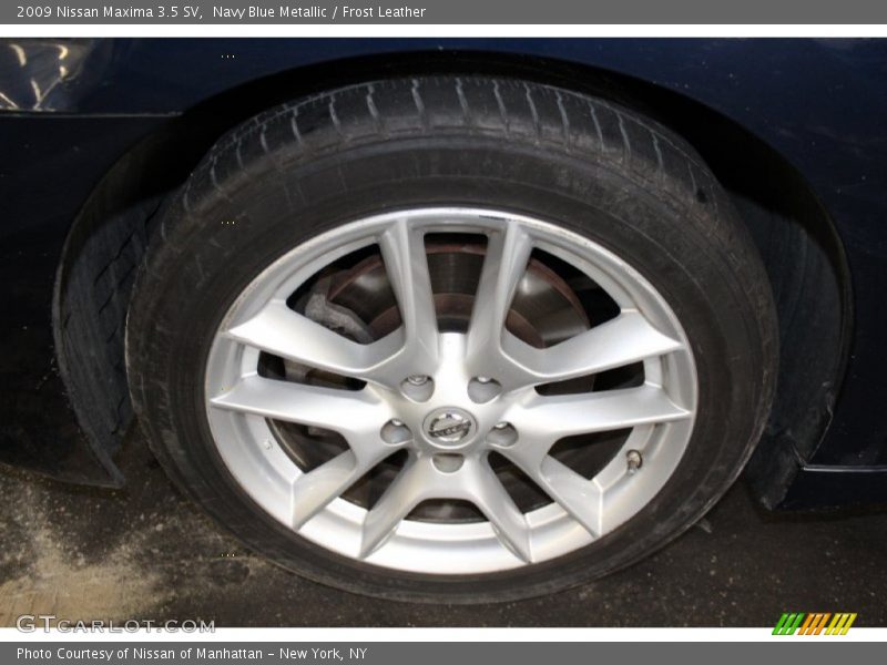 Navy Blue Metallic / Frost Leather 2009 Nissan Maxima 3.5 SV