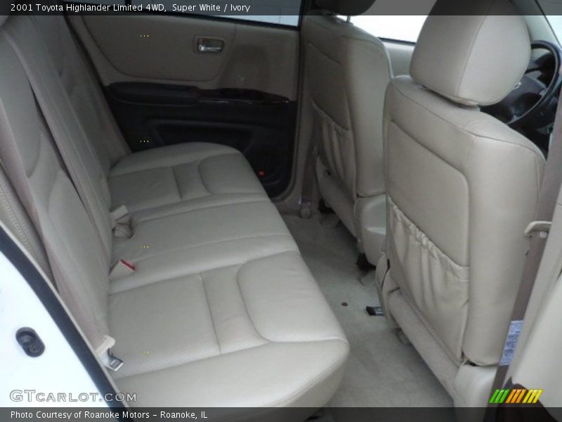 Super White / Ivory 2001 Toyota Highlander Limited 4WD
