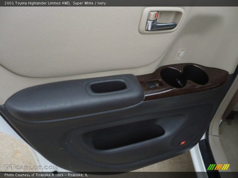 Super White / Ivory 2001 Toyota Highlander Limited 4WD
