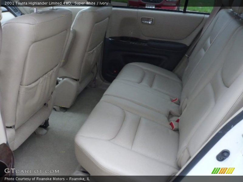 Super White / Ivory 2001 Toyota Highlander Limited 4WD