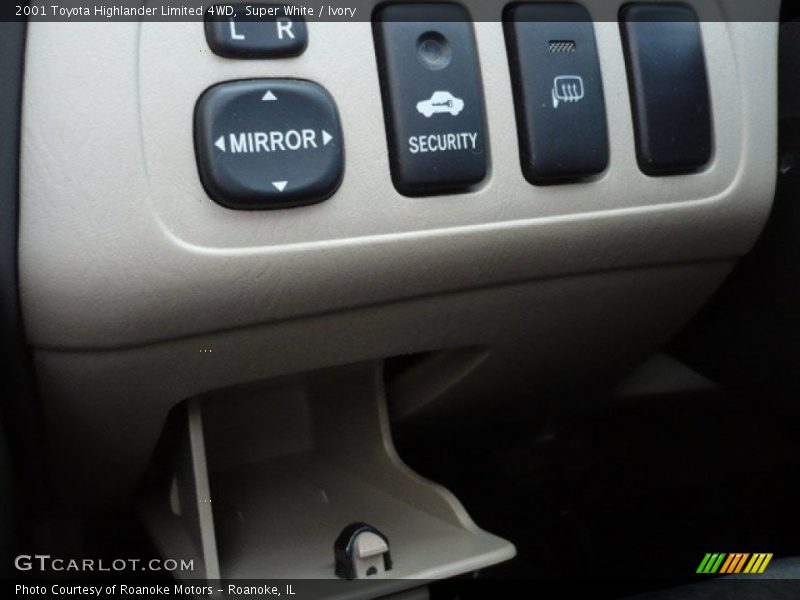 Super White / Ivory 2001 Toyota Highlander Limited 4WD