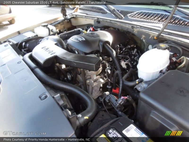 Sandstone Metallic / Tan/Neutral 2005 Chevrolet Suburban 1500 LT 4x4