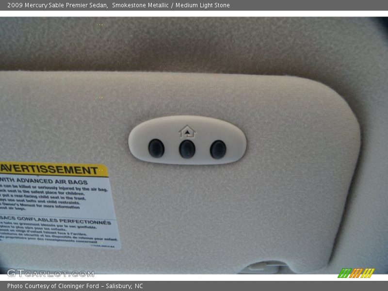Smokestone Metallic / Medium Light Stone 2009 Mercury Sable Premier Sedan