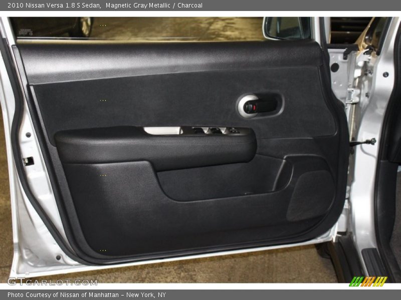Magnetic Gray Metallic / Charcoal 2010 Nissan Versa 1.8 S Sedan