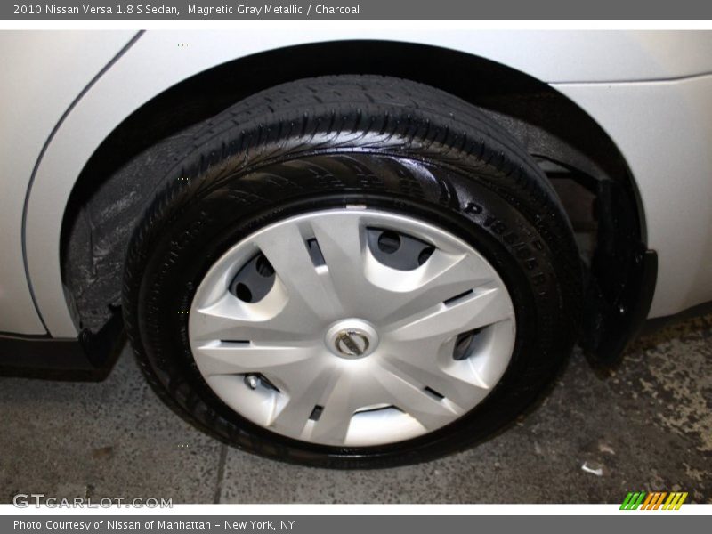 Magnetic Gray Metallic / Charcoal 2010 Nissan Versa 1.8 S Sedan