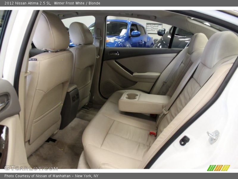 Winter Frost White / Blonde 2012 Nissan Altima 2.5 SL