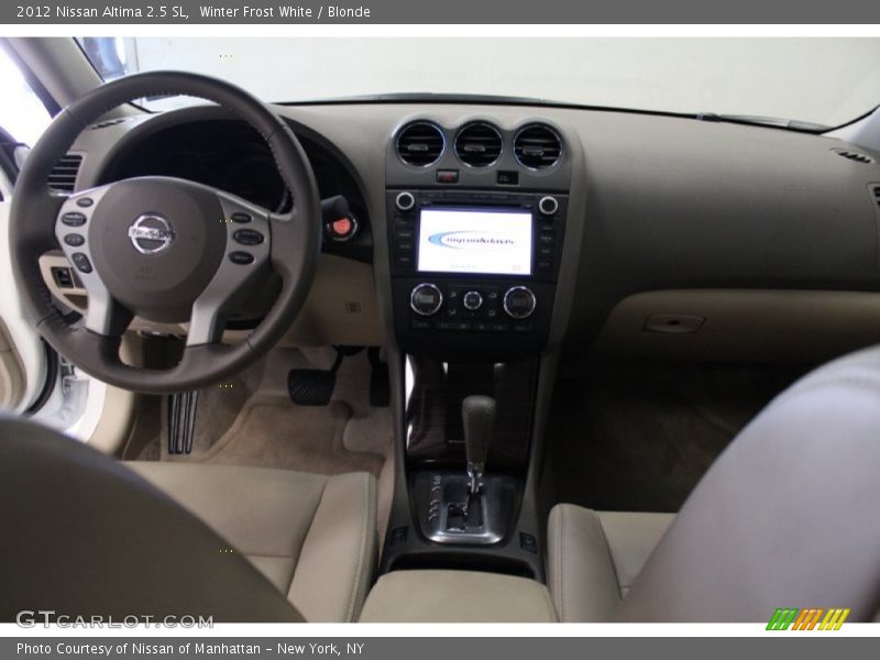 Winter Frost White / Blonde 2012 Nissan Altima 2.5 SL