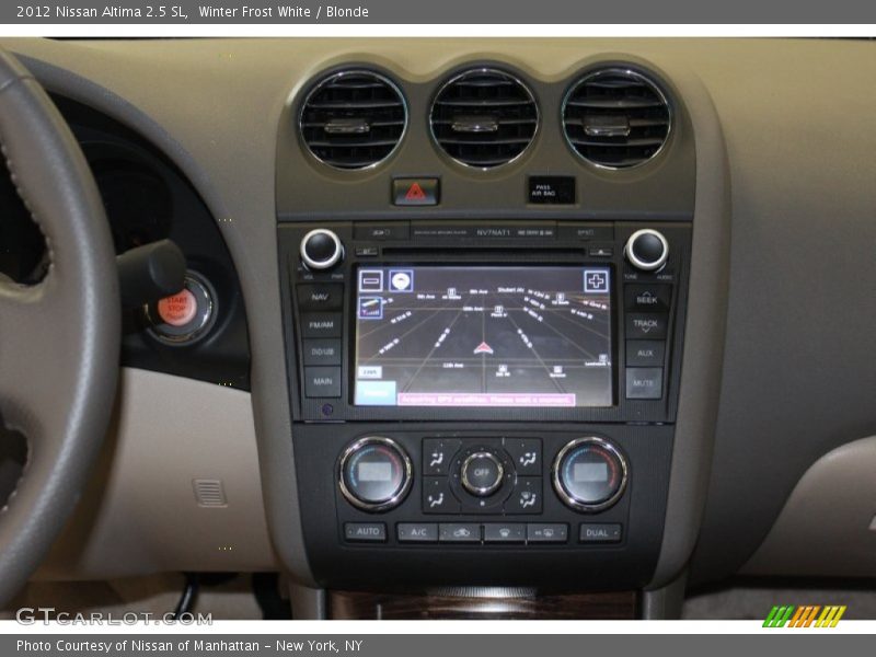 Winter Frost White / Blonde 2012 Nissan Altima 2.5 SL