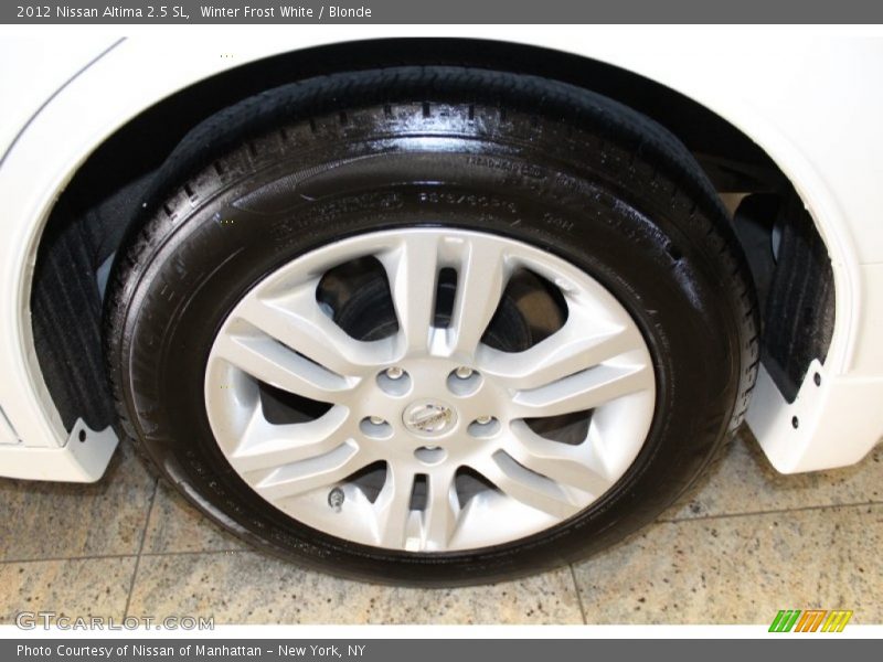 Winter Frost White / Blonde 2012 Nissan Altima 2.5 SL