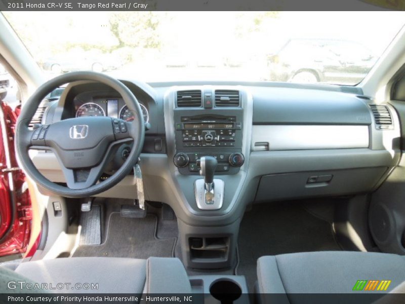 Tango Red Pearl / Gray 2011 Honda CR-V SE
