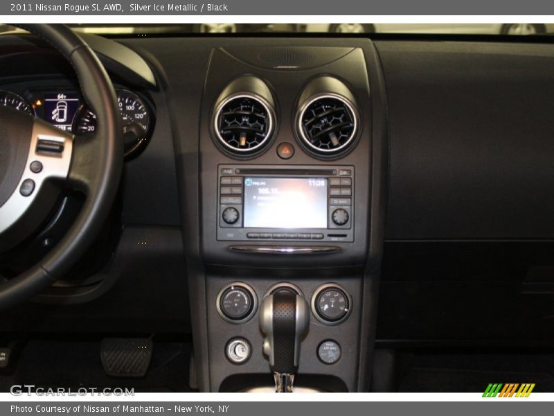 Silver Ice Metallic / Black 2011 Nissan Rogue SL AWD