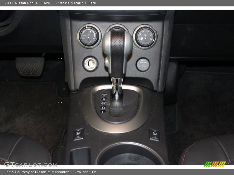 Silver Ice Metallic / Black 2011 Nissan Rogue SL AWD