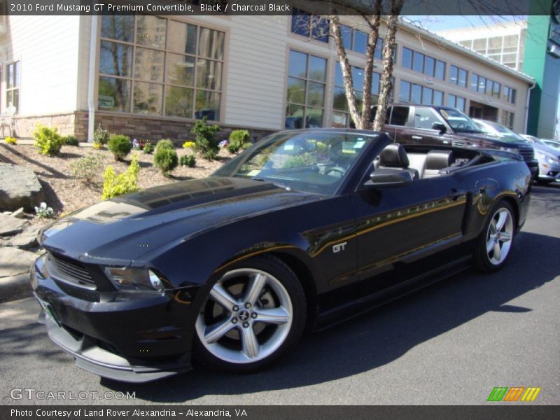 Black / Charcoal Black 2010 Ford Mustang GT Premium Convertible